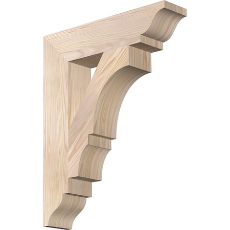 Ekena Millwork Balboa Traditional Smooth Bracket, Douglas Fir, 3 1/2"W x 16"D x 20"H BKT04X16X20BOA01SDF